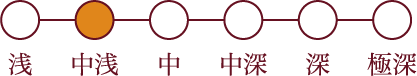 中浅煎り